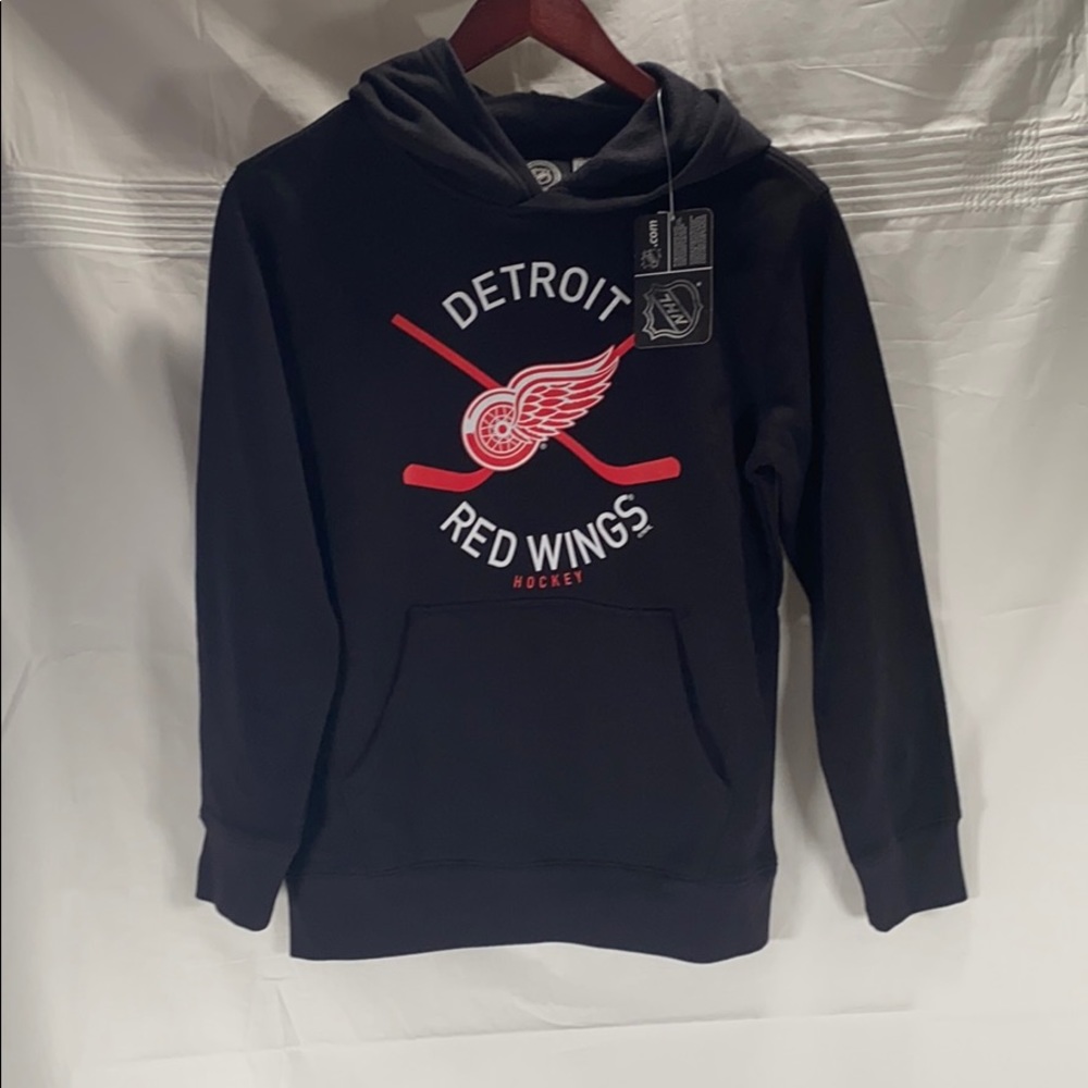 Detroit Red Wings NHL Graphic Print PulloverHoodie